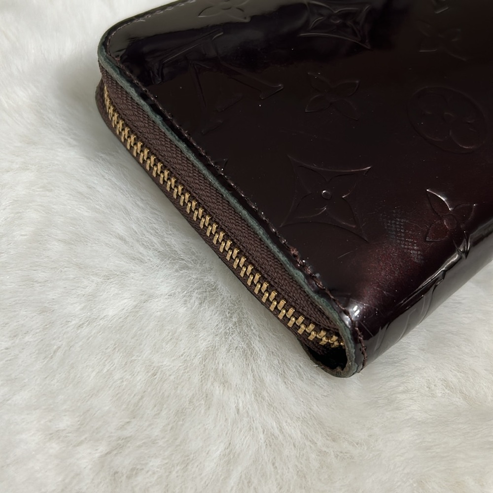Louis Vuitton Monogram Vernis Amarante zippy wallet - Picture 12 of 13